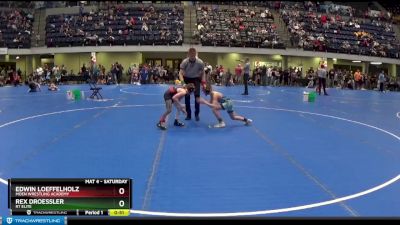 75 lbs Quarterfinal - Rex Droessler, RT Elite vs Edwin Loeffelholz, Moen Wrestling Academy