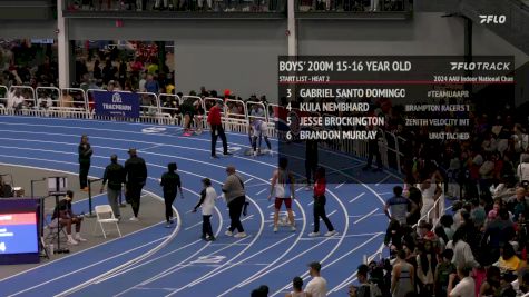 Youth Boys' 200m, Finals 2 - Age 15-16