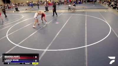 182 lbs Quarterfinal - Braeden Maxey, Pinnacle Wrestling Club vs Landon Rouse, Minnesota