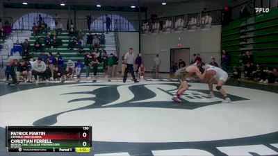 150 lbs 5th Place Match - Christian Ferrell, Benedictine College Preparatory School vs Patrick Martin, Catholic High School