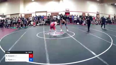 57 kg Consolation - Robert Howard, Nittany Lion Wrestling Club vs Cooper Flynn, Southeast Regional Training Center, Inc