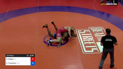 97 kg 3rd Place - Dan Olsen, UNATTACHED vs Enock Francois, Nyac/flwc