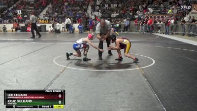 88 lbs Cons. Round 1 - Leo Corado, Girard Matside Wrestling Academy vs Kruz Gilliland, Winfield