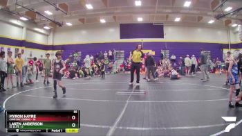 55 lbs Round 1 (6 Team) - Laken Anderson, KC Elite vs Myron Hayre, Cane Bay Cobras