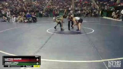 1A 126 lbs Quarterfinal - Adrian Lopez, Eastern Randolph vs Lleyton Hooper, Robbinsville