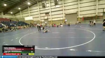 78 lbs Quarters & Wb (16 Team) - Tristan Mendenhall, INWTC vs Tate Mikesell, Sanderson Wrestling Academy
