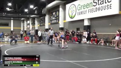 135 lbs Round 3 (4 Team) - Kamryn Bourbon, Missouri vs Victoria Powers, Nebraska Wrestling Academy