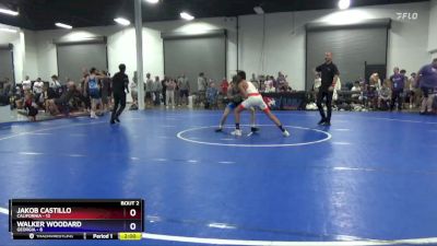 106 lbs Quarterfinals (8 Team) - Jakob Castillo, California vs WALKER WOODARD, Georgia