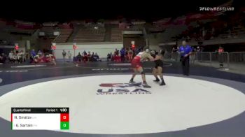 132 lbs Quarterfinal - Garrison Sartain, Poway Wrestling vs Nikita Smatov, California