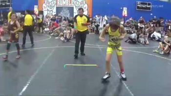 82 lbs Round 3 (6 Team) - Gage Richardson, No Escape Wrestling Academy vs Eli Anderson, The Funky Singlets Teal
