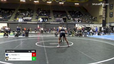 157 lbs Semifinal - Levi Haines, Penn State vs Nate Lukez, Army