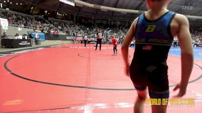 58 lbs Round Of 32 - Parker Mabe, Hilldale Youth Wrestling Club vs Liam Barton, Blue Pride Wrestling Club