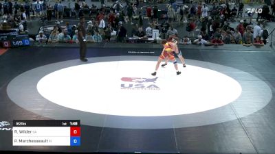 182 lbs Semis - Ryder Wilder, Georgia vs Preston Marchesseault, Rhode Island