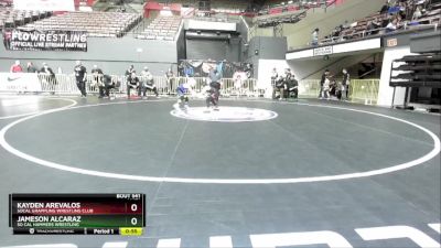 59 lbs Quarterfinal - Jameson Alcaraz, So Cal Hammers Wrestling vs Kayden Arevalos, Socal Grappling Wrestling Club