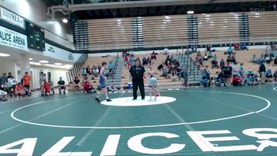 100 lbs Round 3 (6 Team) - JENSEN BOYD, CENTRAL INDIANA ACADEMY OF WRESTLING vs TYLER TUN, WARRIOR RTC