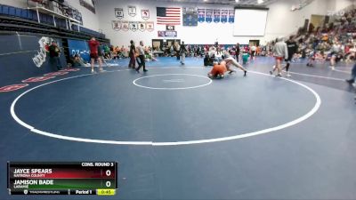 285 lbs Cons. Round 3 - Jayce Spears, Natrona County vs Jamison Bade, Laramie