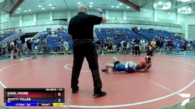 113 lbs Cons. Round 4 - Kavel Moore, IL vs Scotty Fuller, OH