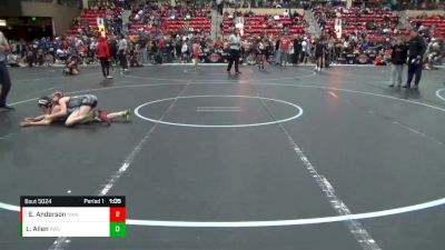 76 lbs Champ. Round 2 - Easton Anderson, Nebraska Wrestling Academy vs Lane Allen, Paola Wrestling Club