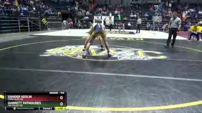 154 lbs Cons. Round 4 - Garrett Patnoudes, Fox Valley WC vs Xander Keslin, Force Elite WC