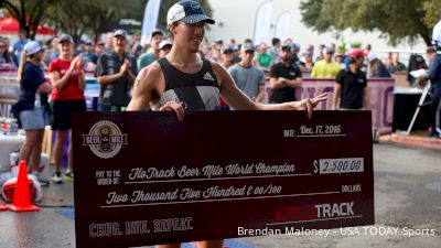 2016 FloTrack Beer Mile World Championship, Men's Final - Bellemore destroys the field!