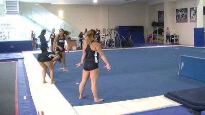 Katelyn Ohashi Has a Party on Floor - UCLA Visit 2016