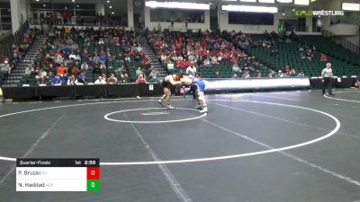 197 lbs Quarterfinal - Patrick Brucki, Princeton vs Nezar Haddad, Hofstra