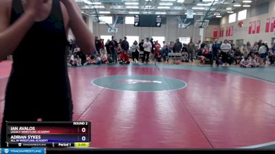 119 lbs Round 2 - Ian Avalos, Legacy Wrestling Academy vs Adrian Sykes, All In Wrestling Academy