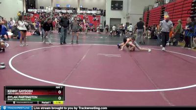 112 lbs Quarterfinal - Kenny Gaydosh, Skulls And Crossbones vs Dylan Partington, Arab Youth Wrestling