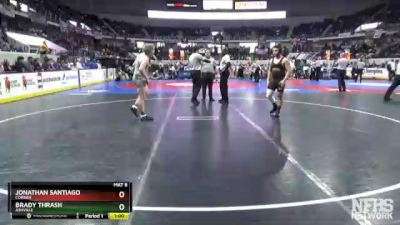 1A-4A 182 Cons. Round 2 - Jonathan Santiago, Corner vs Brady Thrash, Ashville