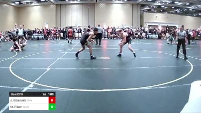 132 lbs Round Of 256 - J.j. Beauvais, Grindhouse WC vs Matthew Pinon, Team Thunder