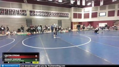 41 lbs Quarterfinal - Colton Strong, JWC vs Keagan Sanchez, Sanderson Wrestling Academy