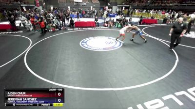 150 lbs Champ. Round 2 - Aiden Chur, Granite Wrestling Club vs Jeremiah Sanchez, Nor Cal Take Down Wrestling Club