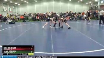 95 lbs Round 2 (6 Team) - Jon Gonzalez, Iowa Gold vs Luke Kibelbek, Tennessee White