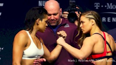 Ronda Rousey, Amanda Nunes Get Face to Face