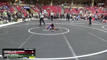 58 lbs Cons. Round 4 - Dominic Class-Dumeng, Maize Wrestling Club vs Mason Cornejo, Ark City Takedown Wrestling Cl