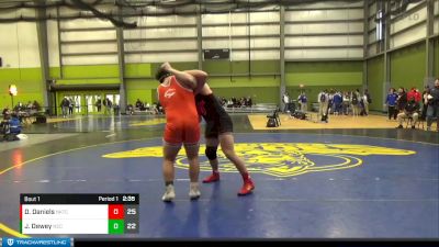 285 lbs Finals (2 Team) - Jasper Dewey, Neosho Community College vs Gavin Dodge, Northwest Kansas Technical College