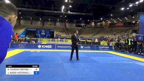 NATAN CHUENG FREITAS vs JACKSON NAGAI HATCHWELL JUNIOR 2024 Pan Jiu Jitsu IBJJF Championship