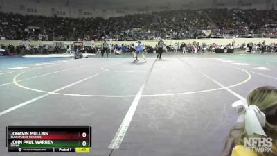 5A-175 lbs Champ. Round 1 - Jonavin Mullins, Elgin Public Schools vs John Paul Warren, Pryor