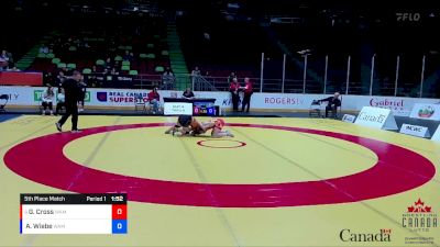 57kg 5th Place Match - Gabriiela Cross, Dinos WC vs Amber Wiebe, Cattown WC