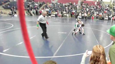 61 lbs Champ. Round 2 - Lockwyn Carlston, Olympus Wrestling vs Taysen Prom, Box Elder Stingers