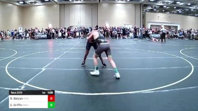 106 lbs Round Of 16 - Rivaan Balyan, Topanga/BTSLA vs Colt Griffin, Predators WC