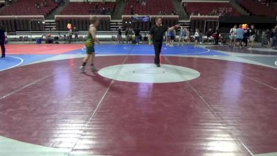 132 lbs Cons. Round 1 - Sonny Silverthorne, Bearcats Wrestling Club Helena vs Colton King, Dickinson Wrestling Club