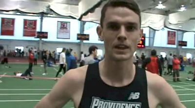 David McCarthy near collegiate mile record 3:55.75 at BU Terrier Invite 2012