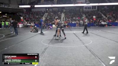 190 lbs Quarterfinal - Kaiden Marshall, WR- Topeka Blue Thunder vs Tatum Wash, Mill Valley