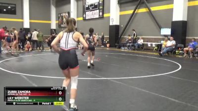 100 lbs Round 5 - Zurri Zamora, Sisters On The Mat vs Lily Webster, Female Elite Wrestling