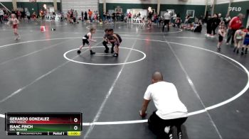 55 lbs Cons. Round 2 - Isaac Finch, CWC Thunder vs Gerardo Gonzalez, Wray Eagles
