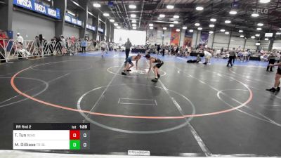 106 lbs Rr Rnd 2 - Tyler Tun, Beast Nation Gold vs Michael DiBiase, Triumph Maize