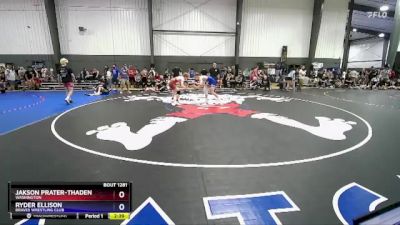 132 lbs Semifinal - Jakson Prater-Thaden, Washington vs Ryder Ellison, Braves Wrestling Club