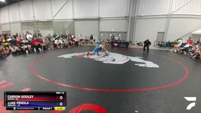 195 lbs Round 1 (16 Team) - Carson Gooley, Idaho vs Luke Penola, Indiana