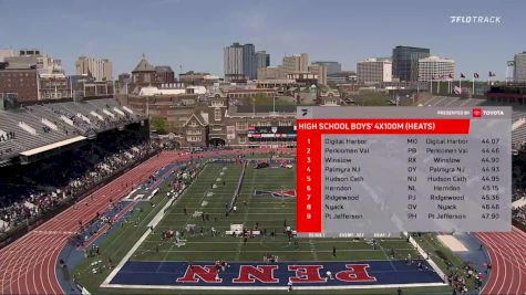 High School Boys' 4x100m Relay, Prelims 34